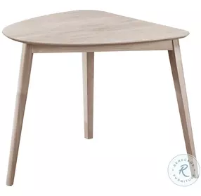 Oscar White Ash Corner Dining Room Set