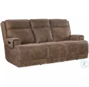 Wheeler Brown Power Reclining Living Room Set With Power Headrest