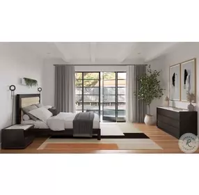 Ashcroft Dark Gray Nightstand