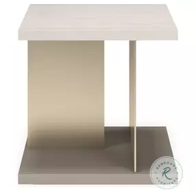 Cape Verde Creme Bronze And Sabbia End Table