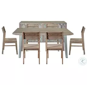 Cordoba Vintage Teal Dining Chair Set Of 2