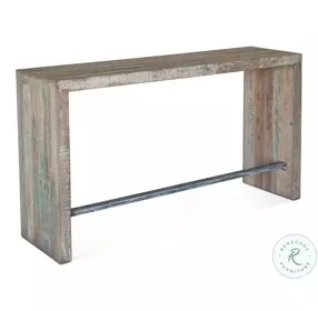 Cordoba Vintage Teal Gathering Table And Stools