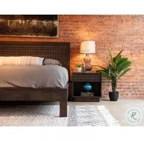 Cairo Dark Java Queen Platform Bed