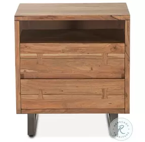 Glenwood Smoked acacia Night Chest