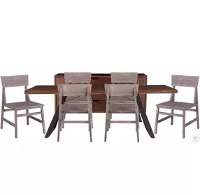 Nottingham Walnut 80" Rectangular Dining Table