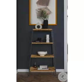 Mercantile Black Bookcase