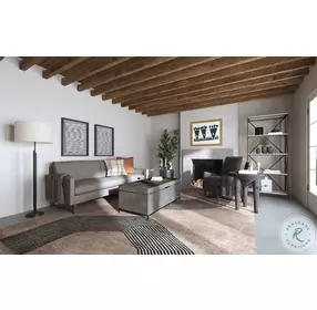 Commerce And Market Natural Dark Pyramid Side Table