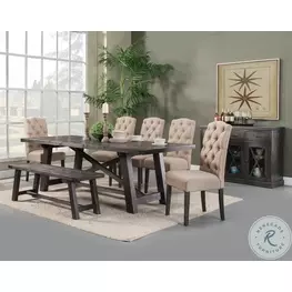 Newberry Salvaged Gray Extendable Dining Room Set