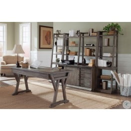 Luxenford Grayish Brown Home Office Large Leg Desk From Ashley Coleman Furniture