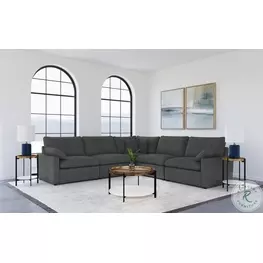 Collins Dark Gray Modular Power Reclining Sectional
