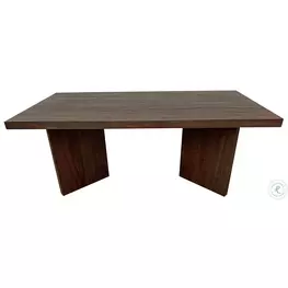 Andando Mango Brown Solid Wood Rectangular Occasional Table Set