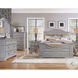 Stonebrook Antique Gray Panel Bedroom Set