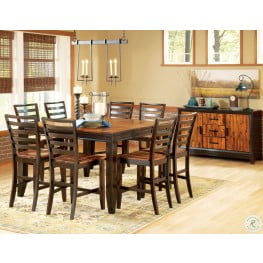 Tyler Creek Black And Gray Rectangular Counter Height Dining Room Set From Ashley Coleman Furniture
