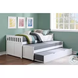 Galen White Youth Trundle Bedroom Set