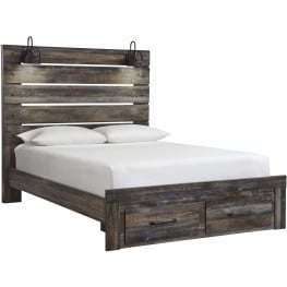 Sommerford Brown King Storage Panel Bed From Ashley Coleman Furniture