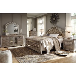 Interior Bedroom Sets Pictures bedroom sets coleman furniture birlanny silver upholstered panel set