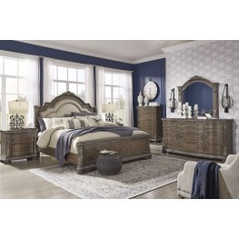 North Shore Sleigh Bedroom Set From Ashley B553 Coleman Furniture
