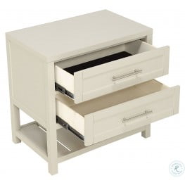 Elixir Gray Beige 2 Drawer Nightstand From Hooker Coleman Furniture