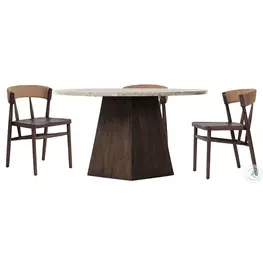 Brisa Dune 55" Round Dining Room Set