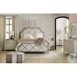Sanctuary 2 Light Wood Tone Diamond Panel Bedroom Set
