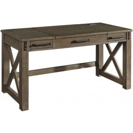 Luxenford Grayish Brown Home Office Large Leg Desk From Ashley Coleman Furniture