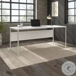 Hybrid White 72" Medium Computer Home Office Set