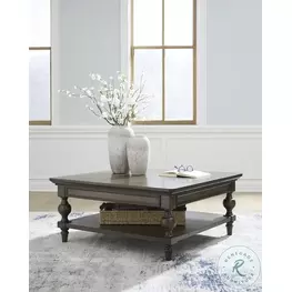 Veramond Dark Brown Square Occasional Table Set