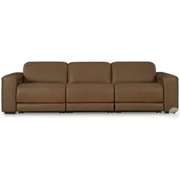 Rally-Up Caramel Power Reclining Living Room Set