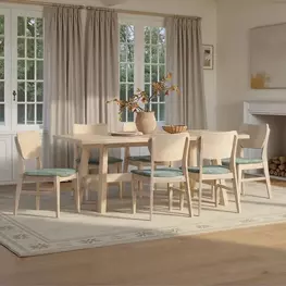 West End Natural Maple Rectangular Lodge Dining Room Set