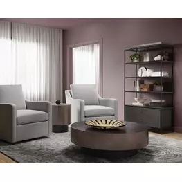 Bernaby Gunmetal And Black Occasional Table Set