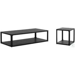 Walcott Black Occasional Table Set