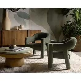 Orina Sage and Brown Outdoor Occasional Table Set