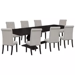 Phelps Antique Noir Extendable Dining Room Set