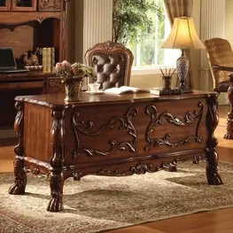 Dresden Cherry Oak Executive Home Office Set