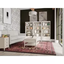 Maren White Sand Rectangular Occasional Table Set