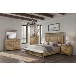 Clover Ridge Carmel Panel Bedroom Set