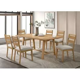 Duncan Washed Oak Rectangular Dining Room Set