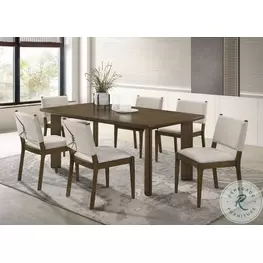 Ottowa Brown Rectangular Dining Room Set