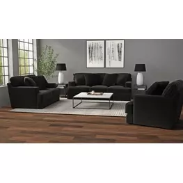 Eagan Black Living Room Set