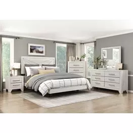 Aspen Dusty Gray Panel Bedroom Set