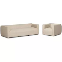 Augustine Casa Cream Upholstered Outdoor Living Room Set