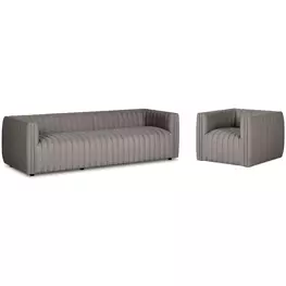 Augustine Casa Grey Upholstered Outdoor Living Room Set