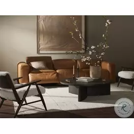 Toli Smoked Black Veneer Round Occassional Table Set