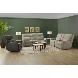 Score Beige Zero Gravity Power Reclining Living Room Set