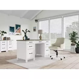 Finn Cloud And Fog Executive Home Office Set