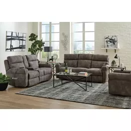 Tranquility Pewter Lay Flat Power Reclining Living Room Set