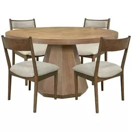 Aurora Latte Round Dining Room Set