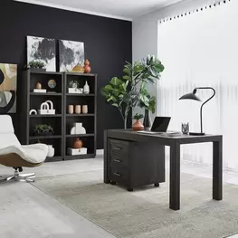 Contemporary Line Caffe Home Office Set