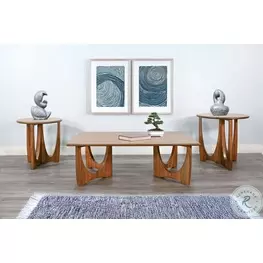 Autumn Echo Oak Sinatra Rectangular Occassional Table Set