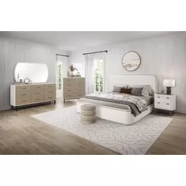 Elements Toffee Upholstered Bedroom Set